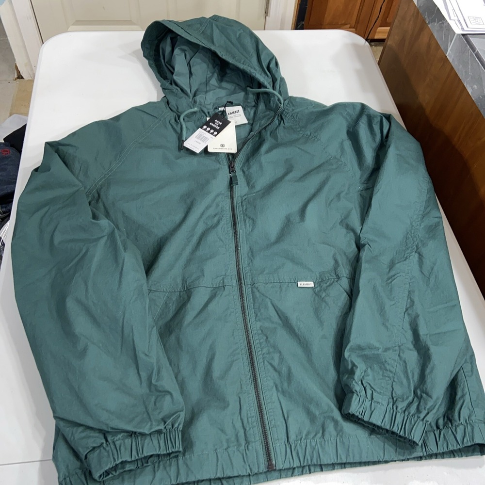Element Mens Jacket Large Green Alder 2.0 Skateboard